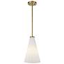 3_Savoy House Bristol 9" Wide Warm Brass Mini Pendant more views