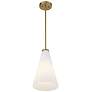 4_Savoy House Bristol 9" Wide Warm Brass Mini Pendant more views