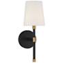 1_Savoy House Brody 16" High Matte Black Wall Sconce