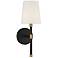 Savoy House Brody 16" High Matte Black Wall Sconce