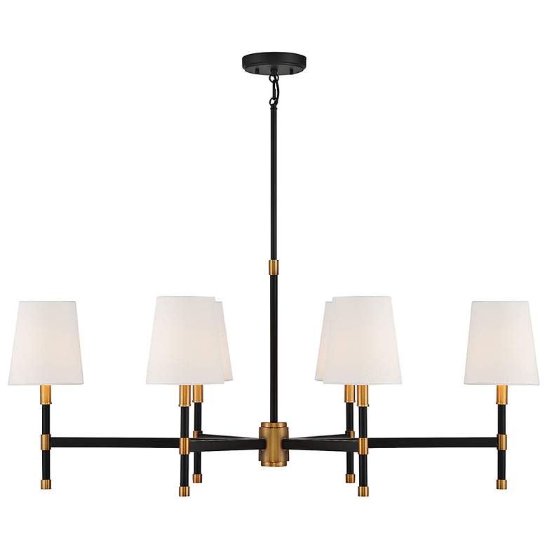 Image 5 Savoy House Brody 41" Wide 6-Light Shade Chandelier more views