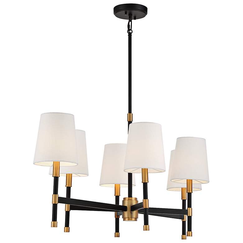 Image 7 Savoy House Brody 41" Wide 6-Light Shade Chandelier more views