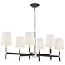 3_Savoy House Brody 41"W Matte Black 6-Light Linear Chandelier more views