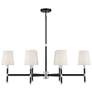 5_Savoy House Brody 41"W Matte Black 6-Light Linear Chandelier more views