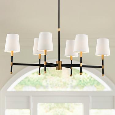 Savoy House Brody 41" Wide 6-Light Shade Chandelier