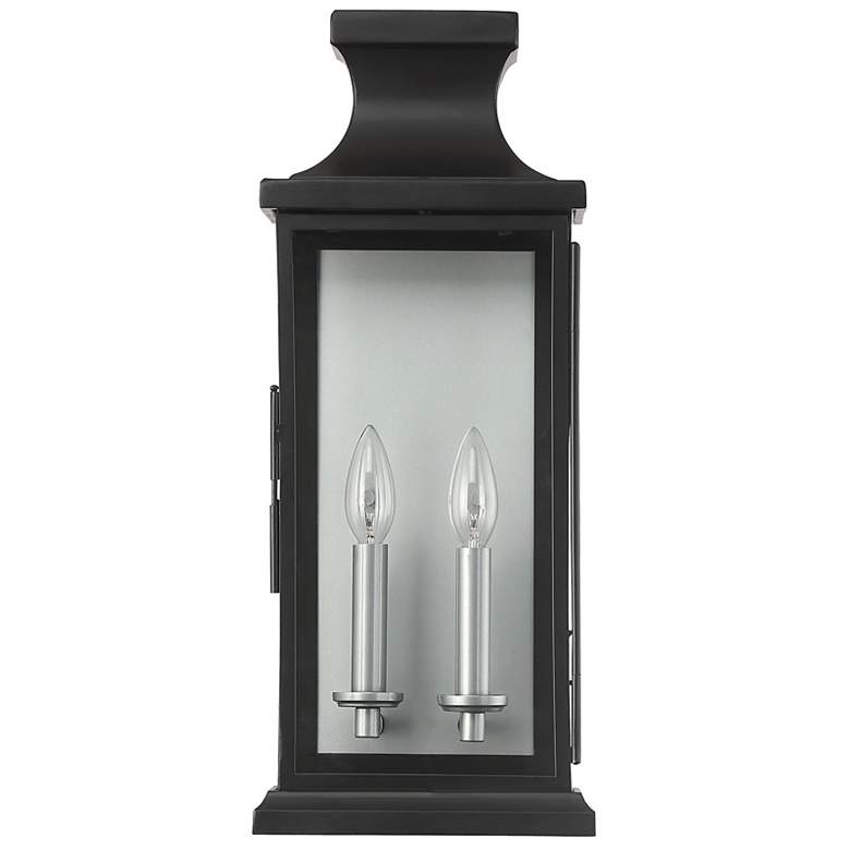 Image 2 Savoy House Brooke 20" High Black 2-Light Outdoor Wall Light more views
