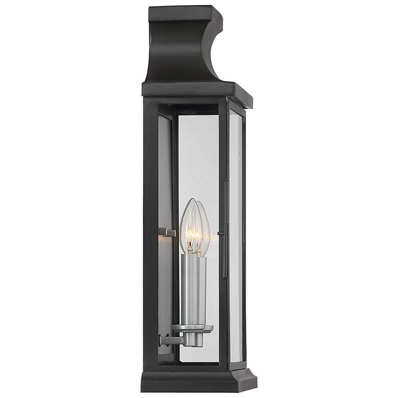 Image 4 Savoy House Brooke 20" High Black 2-Light Outdoor Wall Light more views