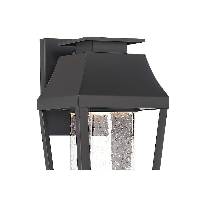 Image 2 Savoy House Brookline 17 1/2" LED Dark Sky Matte Black Outdoor Light more views