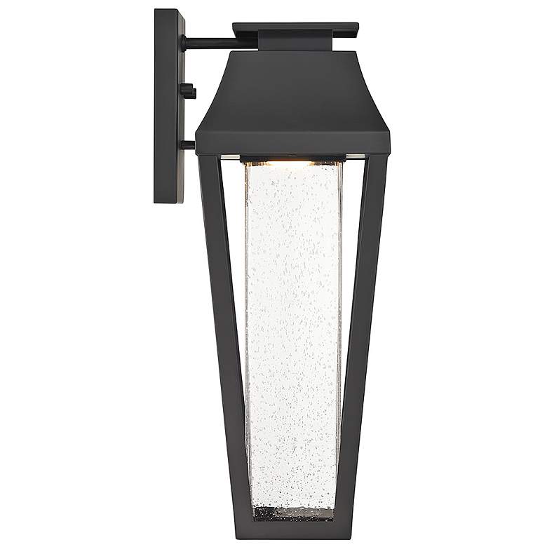 Image 6 Savoy House Brookline 17 1/2" LED Dark Sky Matte Black Outdoor Light more views