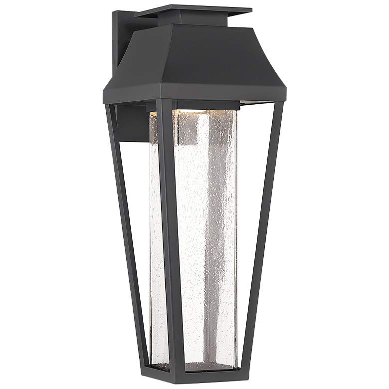 Image 1 Savoy House Brookline 20" Dark Sky LED Matte Black Outdoor Wall Light