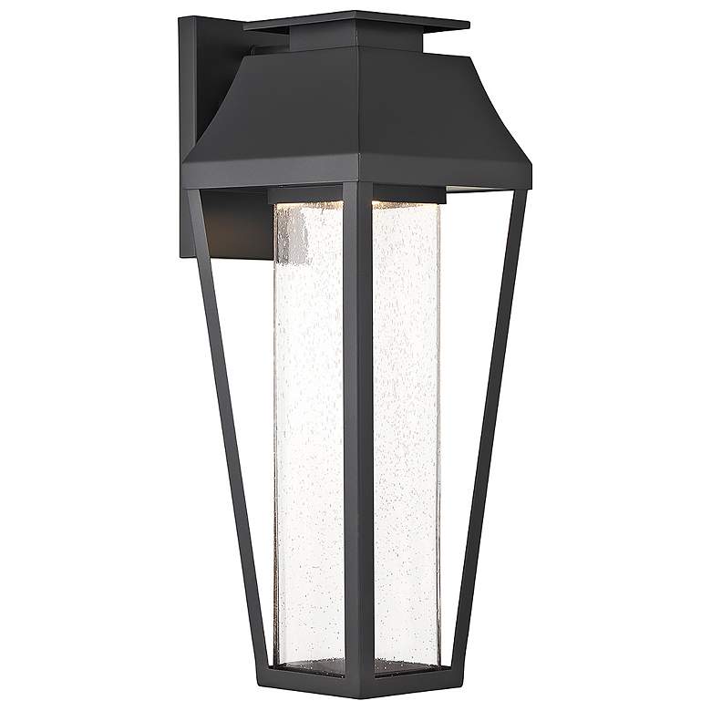Image 5 Savoy House Brookline 20" Dark Sky LED Matte Black Outdoor Wall Light more views