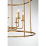 6_Savoy House Brookstone 26" Wide Warm Brass 6-Light Pendant more views