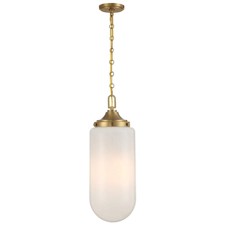 Image 1 Savoy House Bryant 9" Wide Warm Brass Mini Pendant
