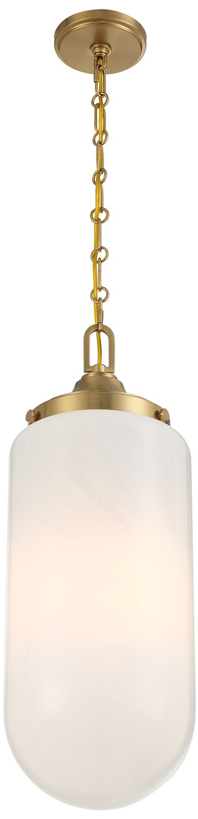 Image 4 Savoy House Bryant 9" Wide Warm Brass Mini Pendant more views