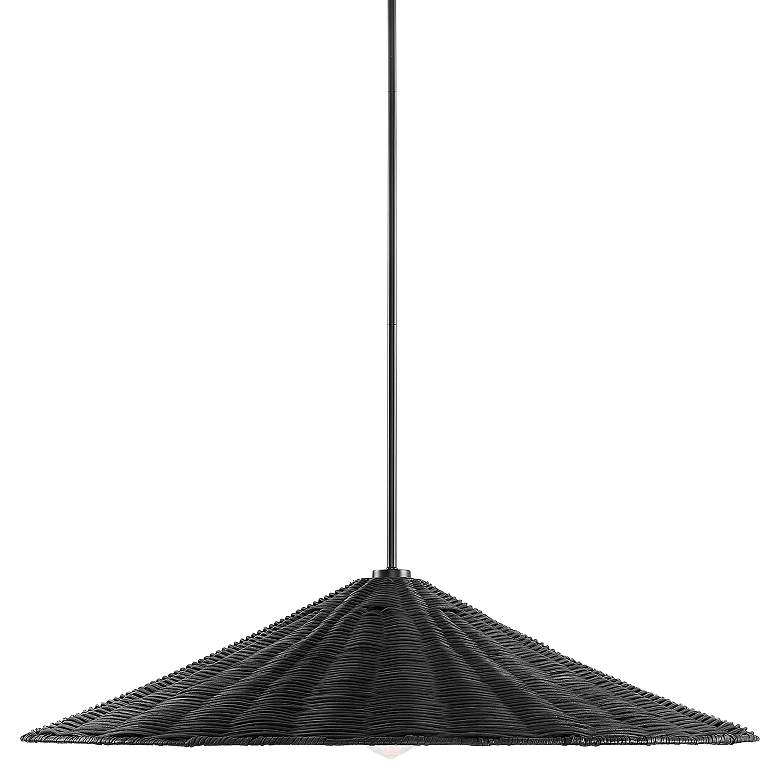 Image 1 Savoy House Burton 35" Wide Matte Black Pendant Light