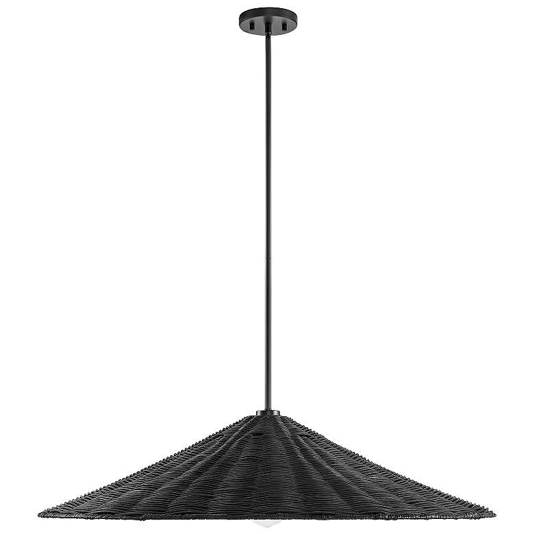Image 3 Savoy House Burton 35" Wide Matte Black Pendant Light more views
