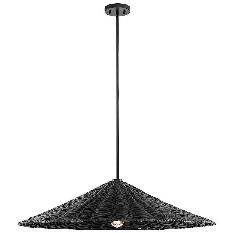 Image 4 Savoy House Burton 35" Wide Matte Black Pendant Light more views