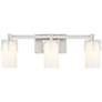 1_Savoy House Caldwell 24"W Satin Nickel 3-Light Bath Light