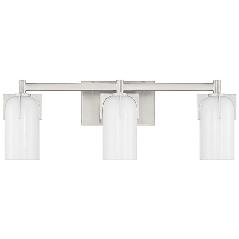 Image 2 Savoy House Caldwell 24"W Satin Nickel 3-Light Bath Light more views
