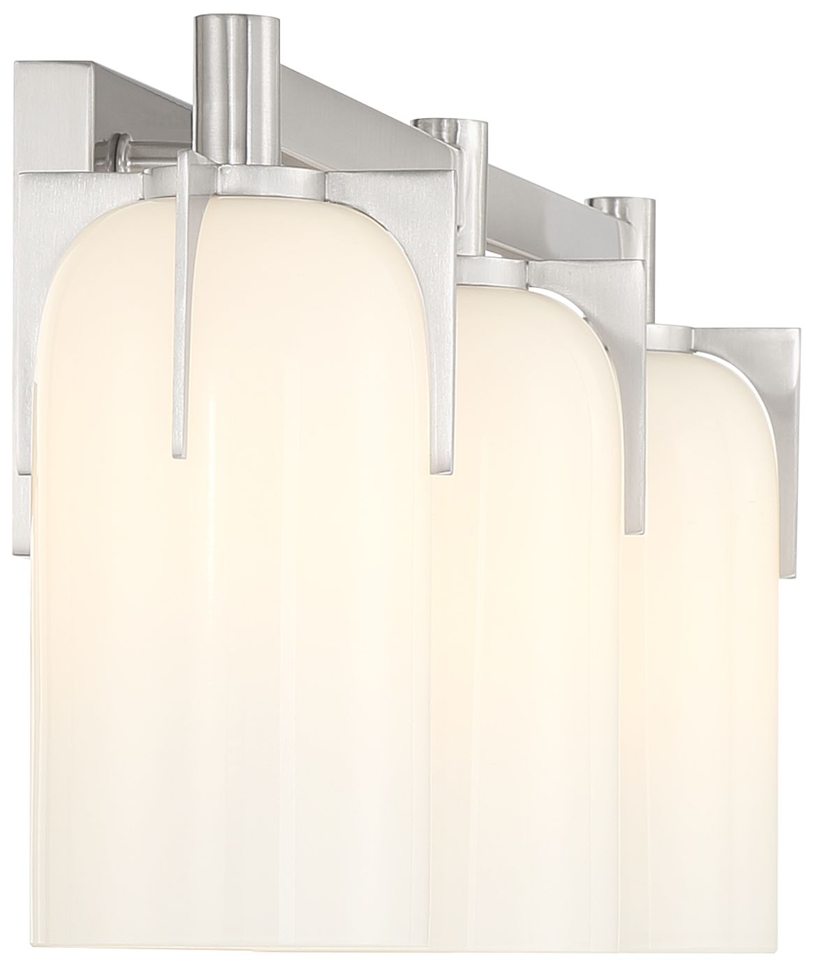 Image 5 Savoy House Caldwell 24"W Satin Nickel 3-Light Bath Light more views