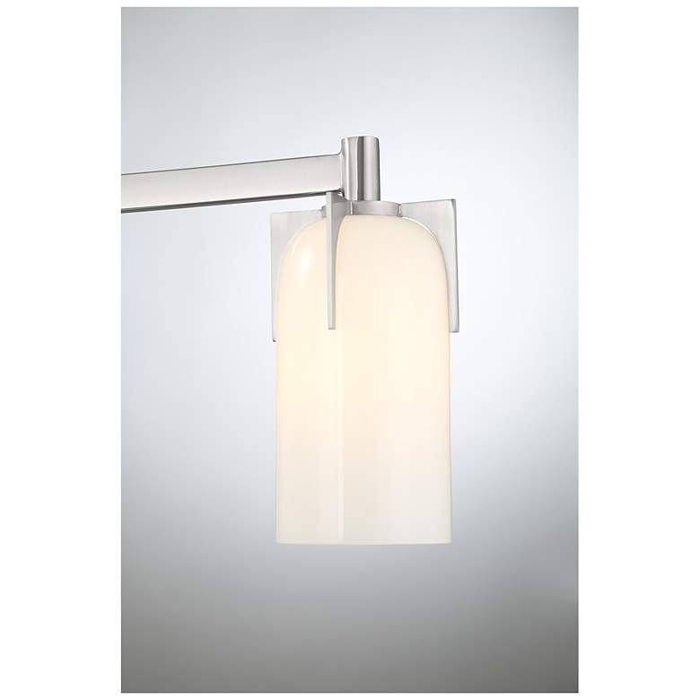 Image 6 Savoy House Caldwell 24"W Satin Nickel 3-Light Bath Light more views