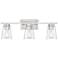 Savoy House Calhoun 24" Wide 3-Light Satin Nickel Bath Vanity Light
