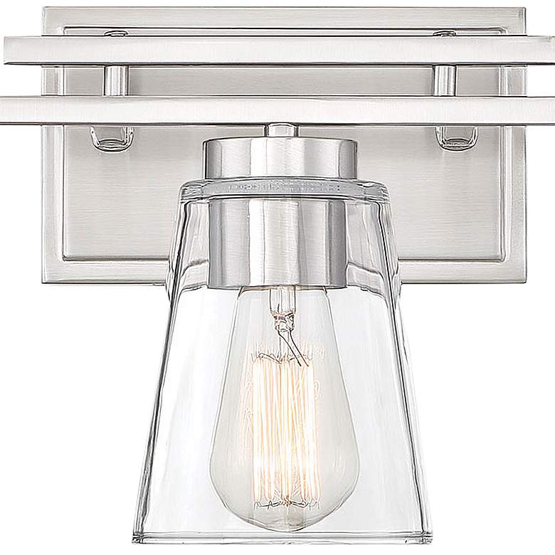Image 4 Savoy House Calhoun 24" Wide 3-Light Satin Nickel Bath Vanity Light more views