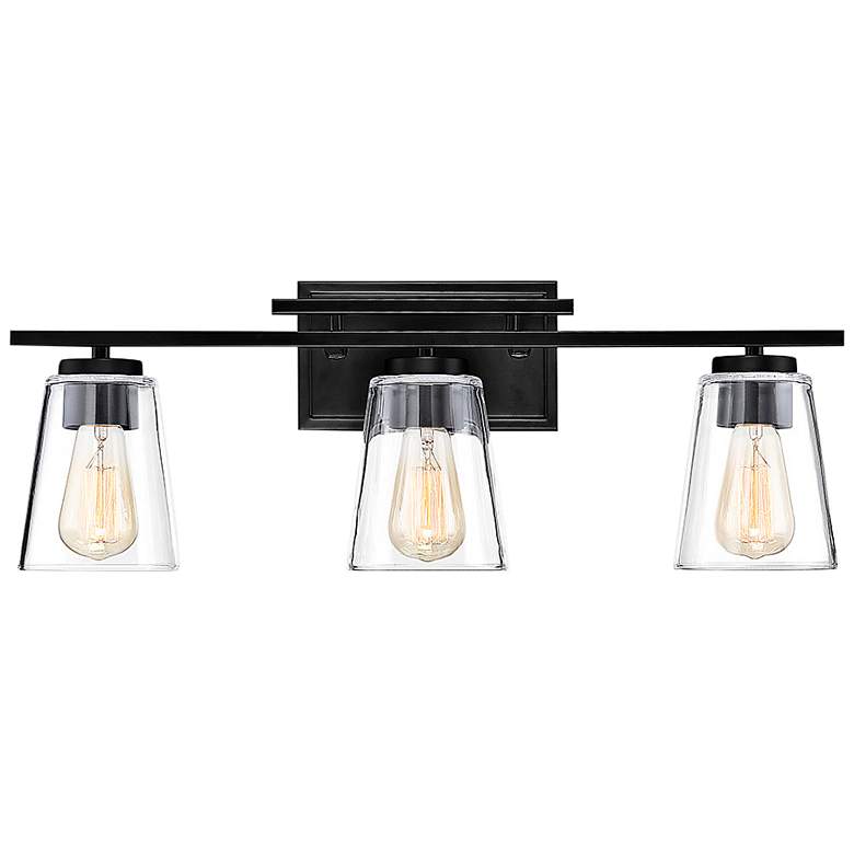 Image 3 Savoy House Calhoun 24" Wide Matte Black 3-Light Bath Light