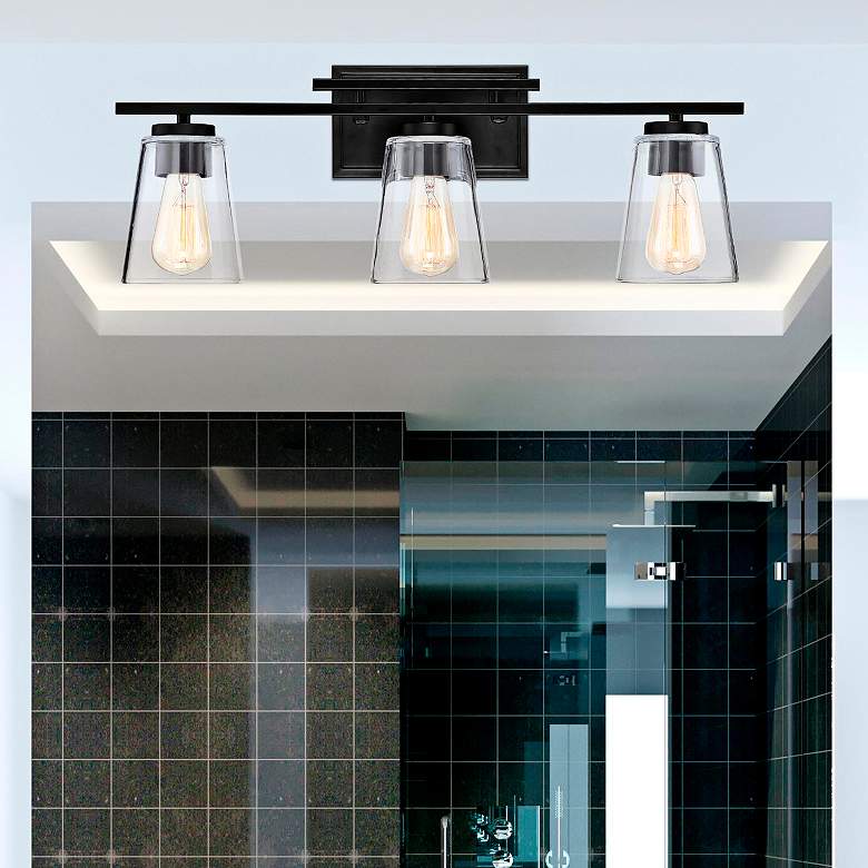 Image 2 Savoy House Calhoun 24" Wide Matte Black 3-Light Bath Light