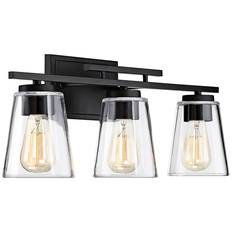 Image 7 Savoy House Calhoun 24" Wide Matte Black 3-Light Bath Light more views