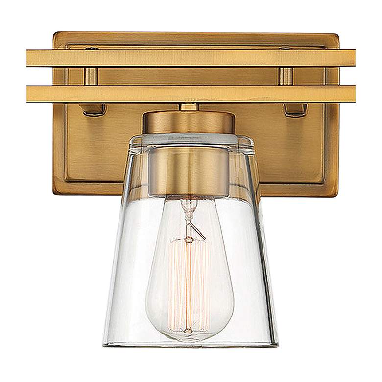 Image 2 Savoy House Calhoun 24" Wide Warm Brass 3-Light Bath Light more views