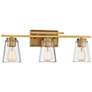 4_Savoy House Calhoun 24" Wide Warm Brass 3-Light Bath Light more views