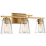 5_Savoy House Calhoun 24" Wide Warm Brass 3-Light Bath Light more views