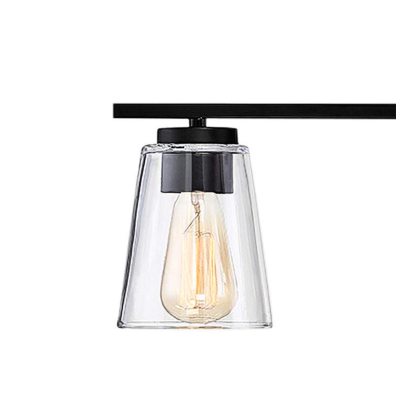 Image 2 Savoy House Calhoun 32" Wide Matte Black 4-Light Bath Light more views