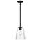 Savoy House Calhoun 8" Wide Matte Black Mini Pendant