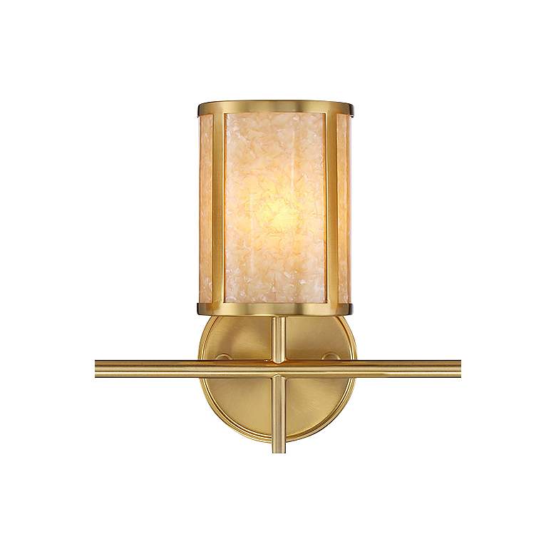 Image 2 Savoy House Camden 24" Wide Warm Brass 3-Light Bath Light more views