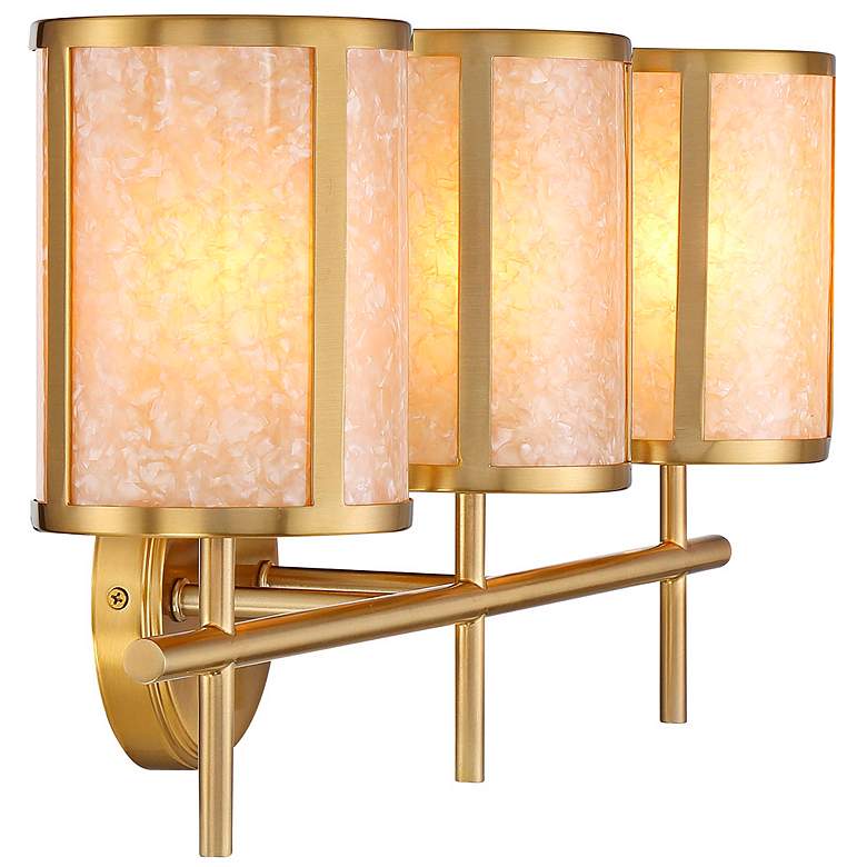 Image 3 Savoy House Camden 24" Wide Warm Brass 3-Light Bath Light more views