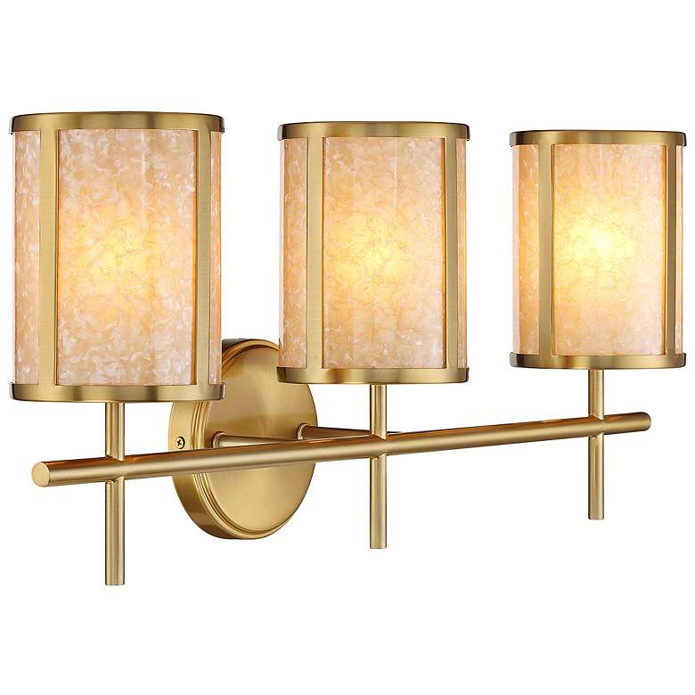Image 5 Savoy House Camden 24" Wide Warm Brass 3-Light Bath Light more views