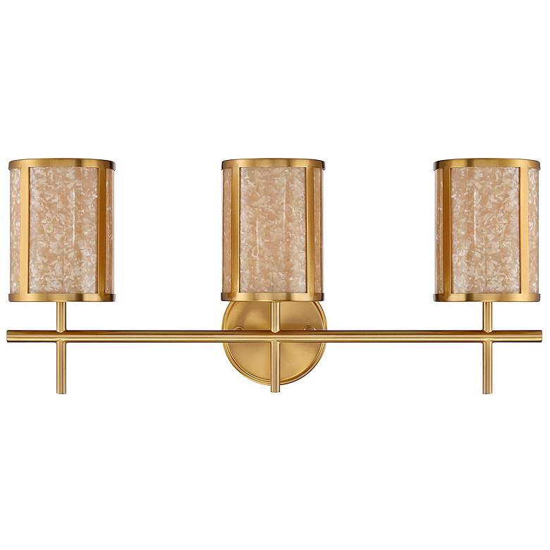Image 6 Savoy House Camden 24" Wide Warm Brass 3-Light Bath Light more views