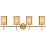 1_Savoy House Camden 33 3/4"W Warm Brass 4-Light Bath Light