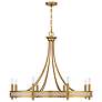 2_Savoy House Camden 36" Wide Warm Brass 8-Light Chandelier more views