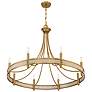 4_Savoy House Camden 36" Wide Warm Brass 8-Light Chandelier more views