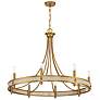 5_Savoy House Camden 36" Wide Warm Brass 8-Light Chandelier more views