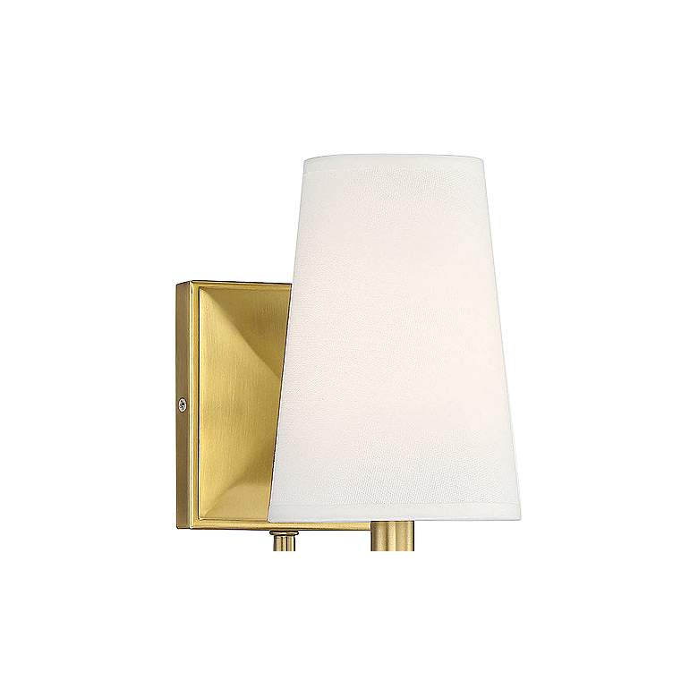 Image 3 Savoy House Cameron 13" High Warm Brass Wall Sconce more views