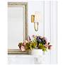7_Savoy House Cameron 13" High Warm Brass Wall Sconce more views
