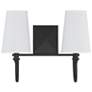 3_Savoy House Cameron 15" Wide Matte Black 2-Light Bath Light more views