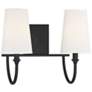 4_Savoy House Cameron 15" Wide Matte Black 2-Light Bath Light more views