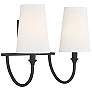 5_Savoy House Cameron 15" Wide Matte Black 2-Light Bath Light more views