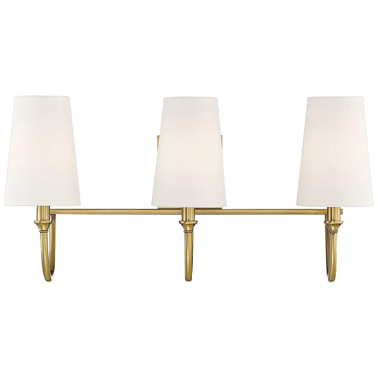 Image 3 Savoy House Cameron 24" Wide Warm Brass 3-Light Bath Light