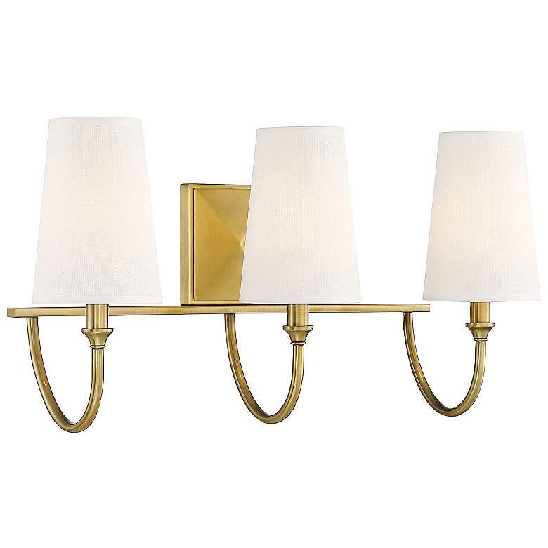 Image 6 Savoy House Cameron 24" Wide Warm Brass 3-Light Bath Light more views